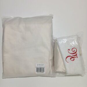 NEW Mariah Carey Christmas Bundle 2pc Set Embroidered Stocking & Tree Skirt